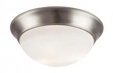 Trans Globe 57704 BN - 2LT FLUSH-MED-QRTR TURN-WHITE